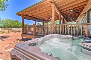 Charming Ribeye Ranch with Hot Tub and Fire Pit